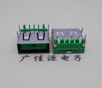 中山5A大电流 快充接口 USB5p绿胶芯 常规母座