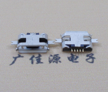 中山MICRO USB 5P接口 沉板1.2贴片 卷边母座