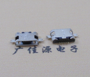 中山MICRO USB B型口 两脚SMT沉板0.7/1.0/1.6直边