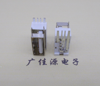 中山USB侧立式短体10.0尺寸 侧插加宽脚5A大电流插座